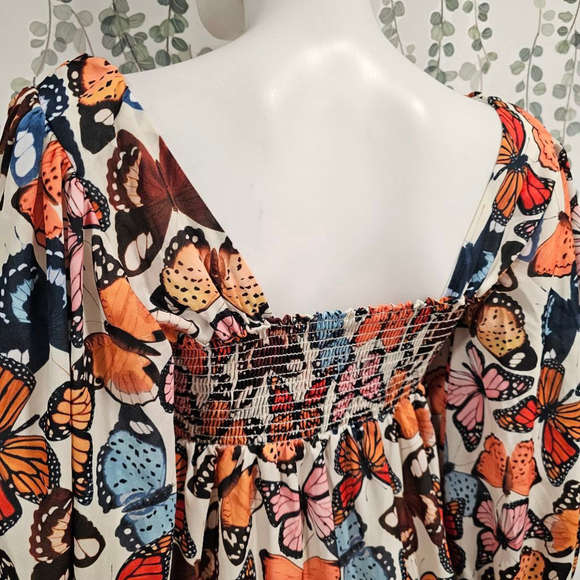 Show Me Your MuMu Mandi Mini Dress Sz M in Baileys Butterflies - Picture 8 of 13